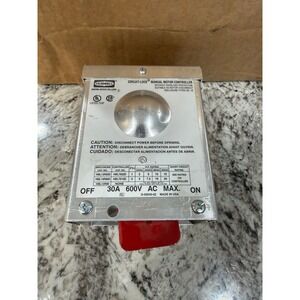 Hubbell Circuit Lock Manual Motor Controller 30A 600V‎ AC Max HBL7832D HBL7810D